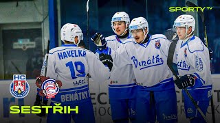 HC Benátky nad Jizerou vs. HC Děčín 7:2 | 2. liga | SESTŘIH