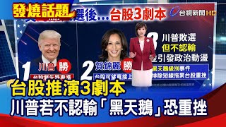 台股推演3劇本 川普若不認輸「黑天鵝」恐重挫【發燒話題】-20241104