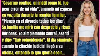 ¡Mi Esposa Dice Que Piensa En El Divorcio Todos Los Días, Y Yo Le Contesto: 'Qué Coincidencia'!