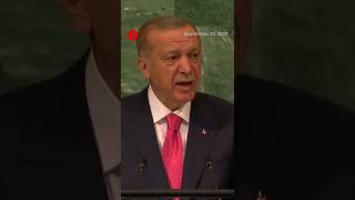 Turkey’s President Erdogan Rakes up Kashmir at UNGA