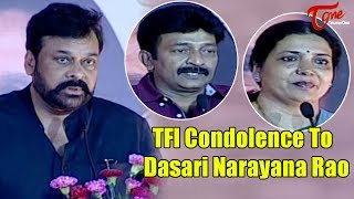 TFI Condolence To Dasari Narayana Rao