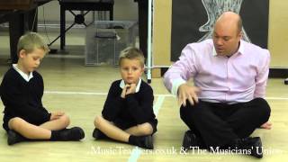 Primary Music Lesson: Rhythmically Speaking: 4 Phonetic Rhythms: "Tea and Coffee" for Agogo