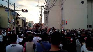 2010年　中井町　10月10日　最後の大町交差点