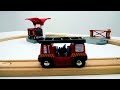 toy town fire truck brigade brio toys unpacking fire station u0026 toy trains lightning mcqueen