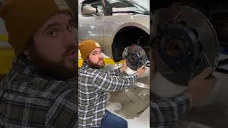 How do you take a Brake Rotor off of a Tesla Roadster? #shorts