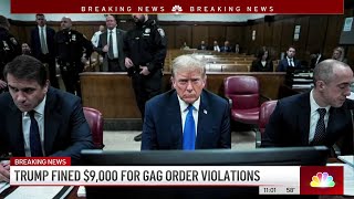 Judge holds Donald Trump in contempt for gag order violations | NBC New York