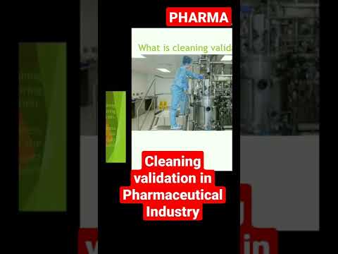 Cleaning Validation In Pharmaceutical Industry - YouTube