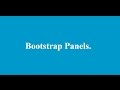 Bootstrap Panels
