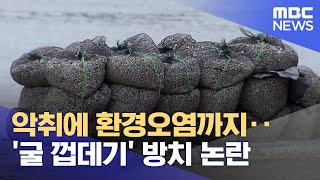 악취에 환경오염까지..'굴 껍데기' 방치 논란 (2024.02.05/뉴스데스크/여수MBC)