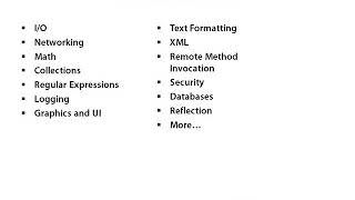 9 Java Class Library