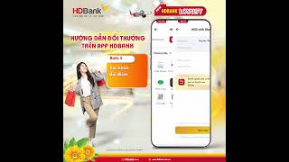 HƯỚNG DẪN ĐỔI THƯỞNG CHƯƠNG TRÌNH HDBANK LOYALTY