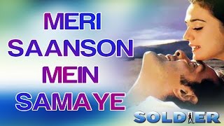 Meri Saanson Mein Samaye (Love Story) | Soldier | Sonu Nigam | Anu Malik | Sameer | 90s Hit Songs