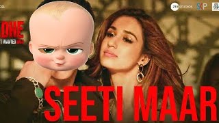 Seeti Maar mix with The boss baby Cartoon l Radhe movie song l Remix l 123456789 Cartoonnewhindisong