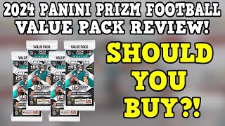 SHOULD YOU BUY?! 2024 Panini Prizm Football 4X Value Pack Opening And Review!