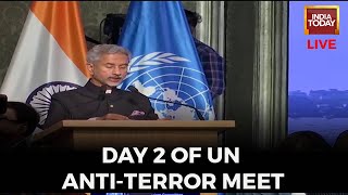 S Jaishankar Speech Today LIVE | UNSC Anti Terror Meet Day 2 | Jaishankar Exposes Pakistan Live