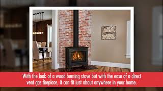 Direct Vent Gas Fireplace Freestanding Stove