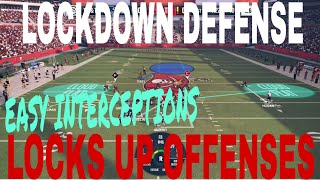 THIS LOCKDOWN DEFENSE IS ALL YOU NEED!! | EASY INTERCEPTIONS! | MADDEN 17 BEST DEFENSE