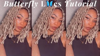 BEGINNER-FRIENDLY Butterfly Locs Tutorial (no wrapping, illusion method + pics at the end) 🦋