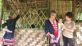 Full video: Journey single mother & 80 year old grandmother building bamboo house - Start to Finish