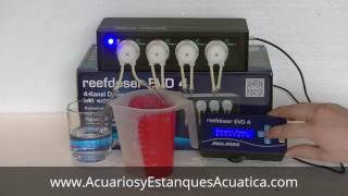 Aquamedic Reefdoser EVO 4 bomba peristaltica dosificadora acuarios