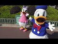 赤ちゃんを2回も泣かせてしまうドナルド donald duck made two babies cry ディズニーランド・グリーティング disneyland tokyo