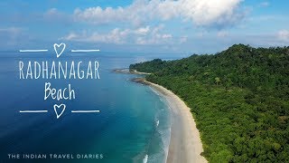 Radhanagar Beach | Havelock Island | Drone eye views | Amazing Andaman |