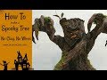 How To Make A Spooky Tree / No Clay Or Wires / Halloween Candy Bowl Built In