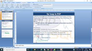 9. PHP & MySQL | Loop Statements in PHP
