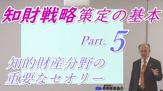 【知財戦略策定の基本】第5回目　知的財産分野の重要なセオリー