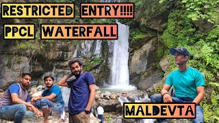 PPCL Waterfall ,Diggu-Waterfall Loharkha Jheel Maldevta Restricted Place in Maldevta Dehradun