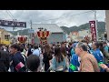 2023年 枚岡祭り 箱殿交差点担ぎ合い_小太鼓 （10月14日）