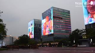 GLASS LED FOR SHOPPING MALL