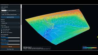 TOPO Water Viewer – Rain Flow Simulation on a TIN Surface