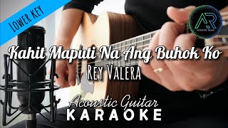 Kahit Maputi Na Ang Buhok Ko by Rey Valera (Lyrics) | Acoustic Guitar Karaoke | TZ Audio Stellar X3
