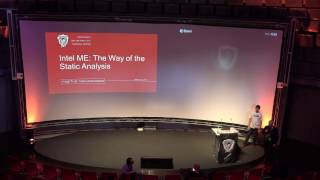 TR17 - Intel ME The Way of the Static Analysis - Dmitry Sklyarov