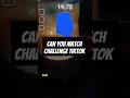 Can you match challenge #tiktok #challenge #shorts #pandarkyt