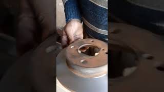 How Disc Cutting Disc brake, disc cutting on lathe Machine cars brake systems,