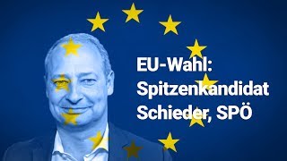 EU-Spitzenkandidat Andreas Schieder, SPÖ
