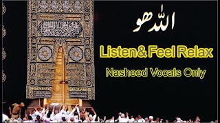 Allah Hu Allah Hu listen & feel relax  Nasheed vocals Only | الله هو | Islam TV