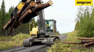 Volvo EC300 - engcon EC233 Tiltrotator, Timber Grab and EC-Oil