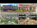 Batu Lintang, Sri Aman. Rumah kedai kayu di Perbatasan Sempadan Kalimantan-Sarawak.