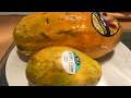 Reviewing 2 types of papaya, probably my favourite tropical fruit and discussing costs here 😁