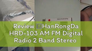 Review ❤HanRongDa HRD-103 AM FM Digital Radio 2 Band Stereo Receiver Portable Pocket Radio w/ Headp