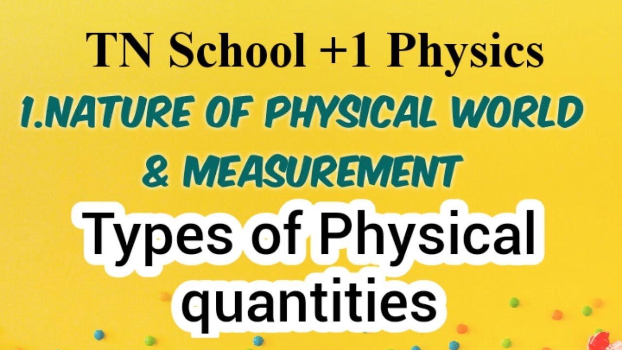 6.Physics Class 11 Nature Of Physical World And Measurement - Types Of ...