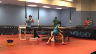 Emily Tan Table tennis - 8.3yr: 20150119