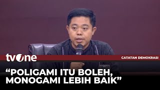 Akademisi UIN: Keluarga yang Ideal adalah Monogami | Catatan Demokrasi tvOne