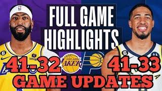 LA LAKERS vs INDIANA PACERS  Game Highlights | Nba Live today Updates | Nba Seas
