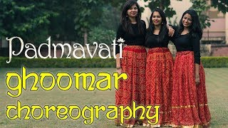 Padmaavat : Ghoomar song | Dance choreography | Madhusree Prakash ft Divy Saxena and Kriti Dangi