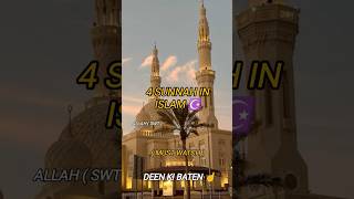 4 SUNNAH IN ISLAM ☪️❤️‍🩹😇 #allah #deenebatein #youtubeshorts #sunnah #islam