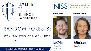 NISS AI, Statistics & Data Science in Practice: Lucas Mentch - Random Forests (11/19/2024)